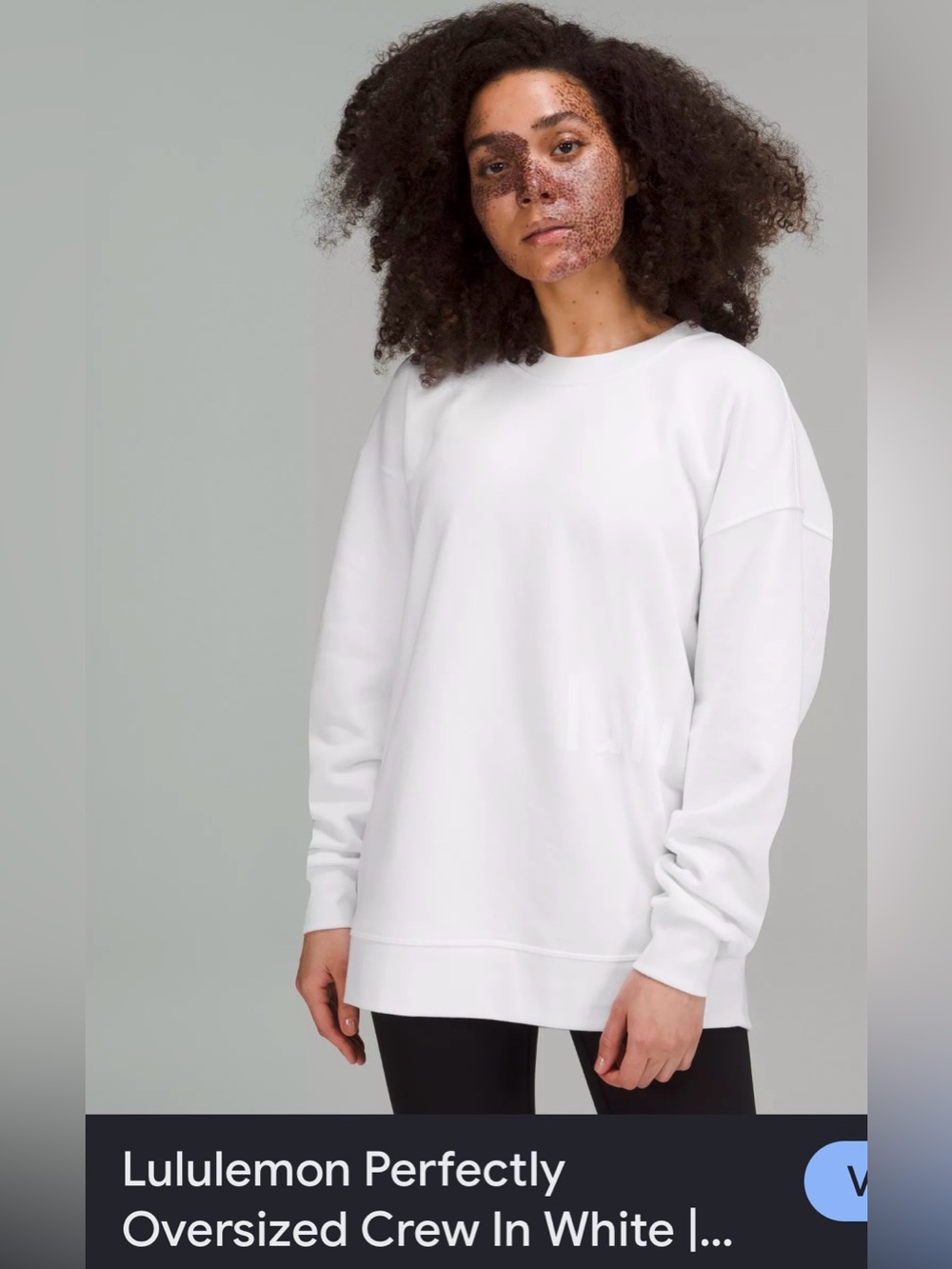 lululemon athletica White Pullover Crew